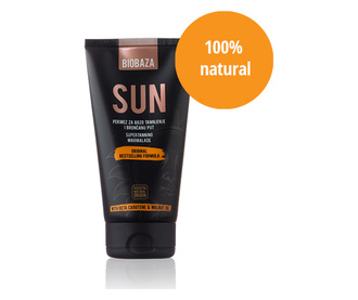 Crema acceleratoare bronzanta cu beta-caroten si uleiuri naturale, SUN, Biobaza, 150 ml