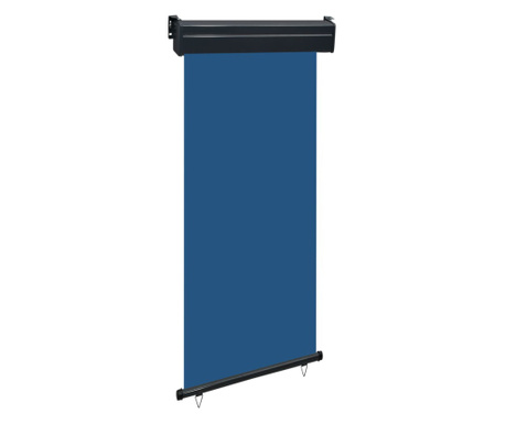 Вертикална тента за балкон, 100x250 см, синя