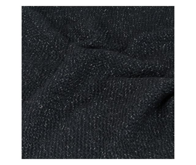 Dsz takar, antracit, 160 x 210 cm, lurex