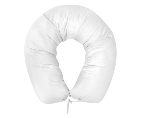 Poduszka dla ciężarnej 40x170 cm, biała