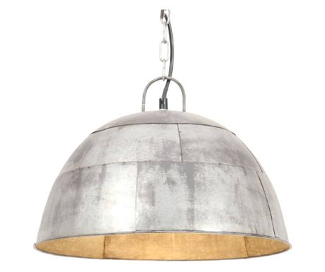 Industrijska starinska viseča svetilka 25 W srebrna 41 cm E27