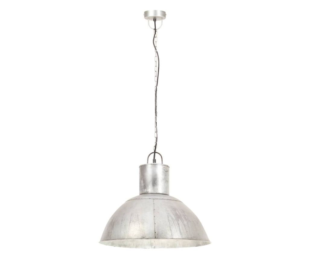 Висяща лампа, 25 W, сребрист, кръгла, 48 см, E27 - 3