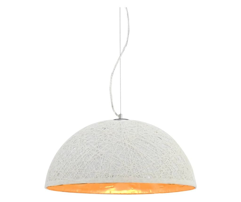 Lestenec, bel in zlat, Ø50 cm, E27 - 3