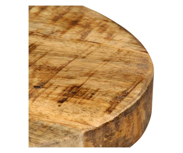 Barski stoli, 4 kosi, masiven mangov les