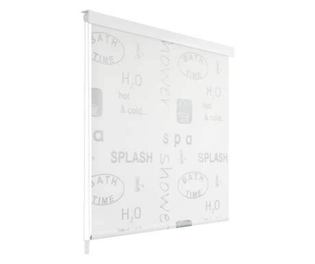 Sprchová roleta 160 x 240 cm se vzorem „Splash"