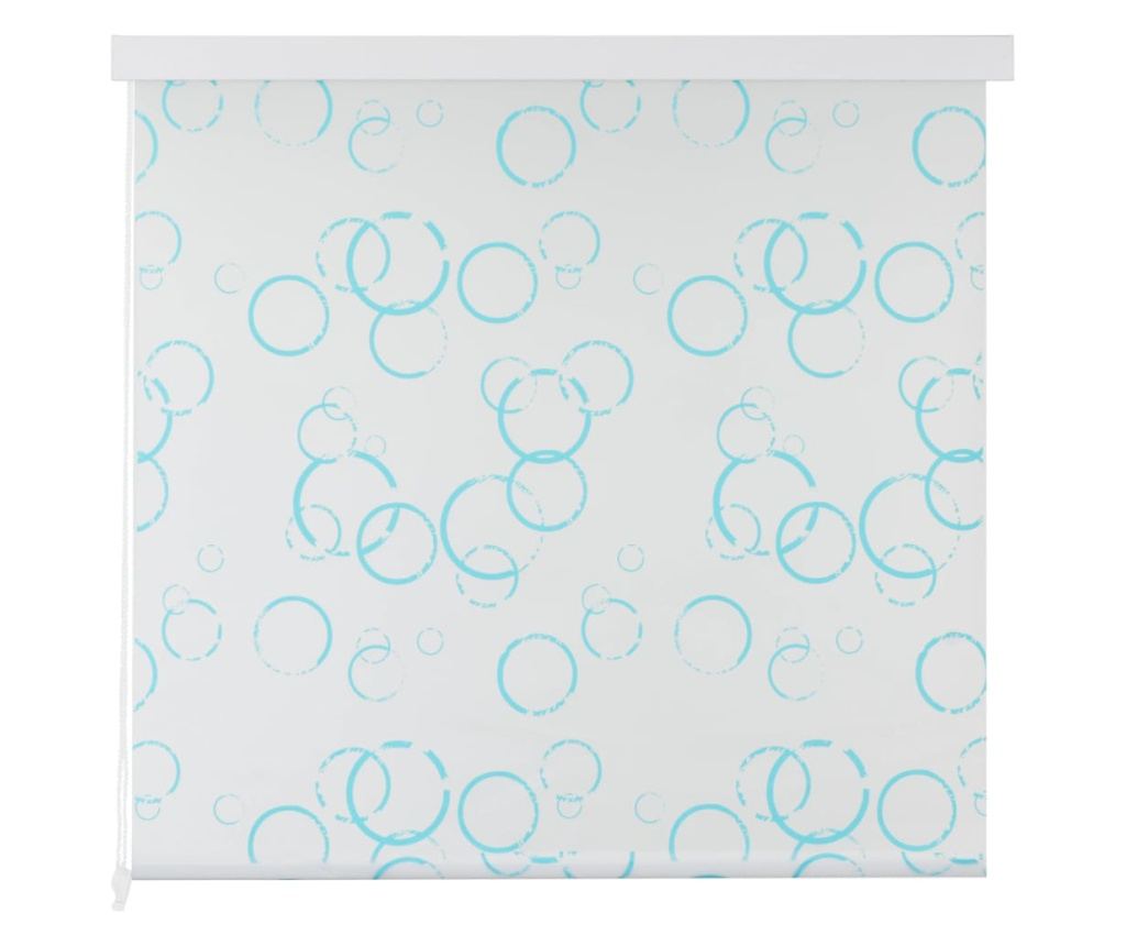 Rolo zastor za tuš 160 x 240 cm s uzorkom mjehurića - 3