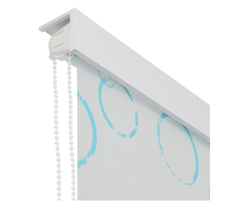 Rolo zastor za tuš 160 x 240 cm s uzorkom mjehurića - 7