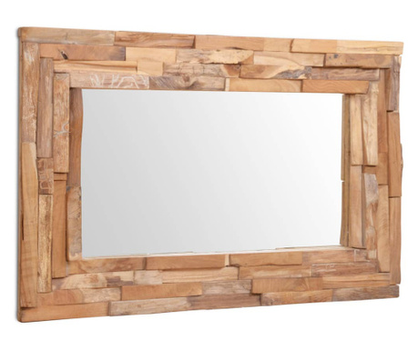 Ukrasno Ogledalo od Tikovine 90x60 cm Pravokutno