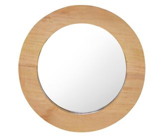 Zidno ogledalo od tikovine 40 cm okruglo