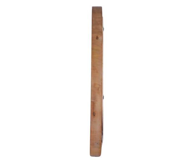 Zidno ogledalo od tikovine 40 cm okruglo