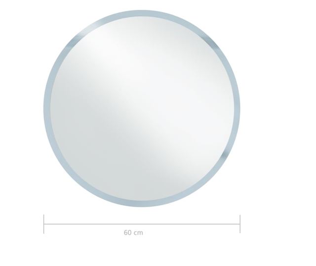 Kupaonsko LED ogledalo 60 cm