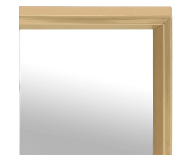 Ogledalo zlatno 60 x 60 cm