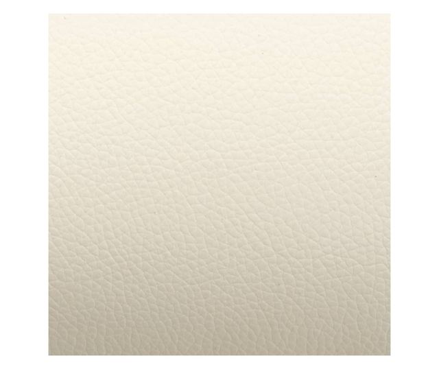 Naslonjač za masažu s nagibom za TV bijela krem eko koža