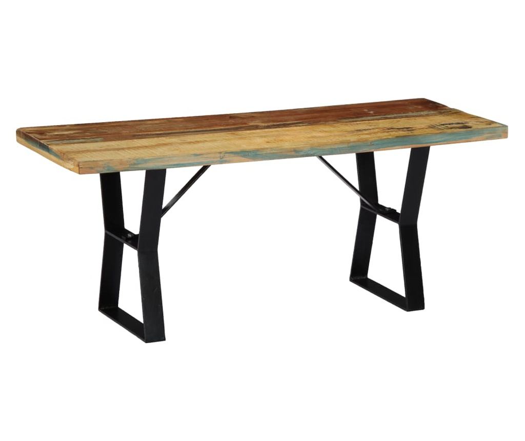 Klop iz trdnega predelanega lesa 110 cm - 4