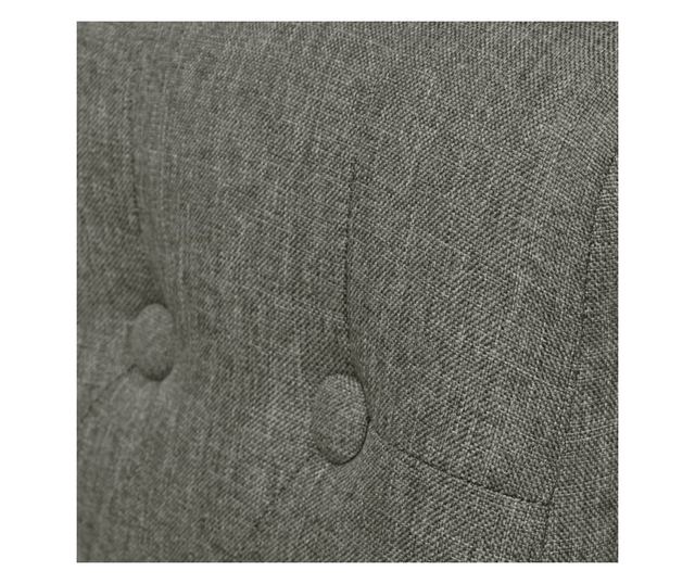 Kuhinjski stoli, 2 kosa, svetlo sivi, tekstil