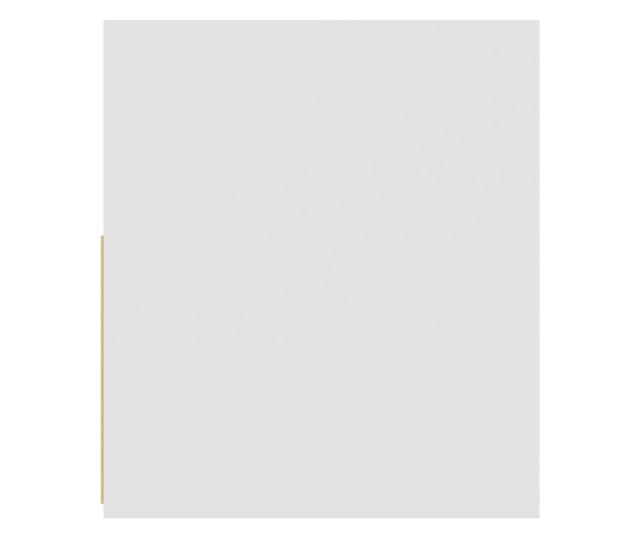 TV ormarić s LED svjetlima bijeli 120 x 35 x 40 cm
