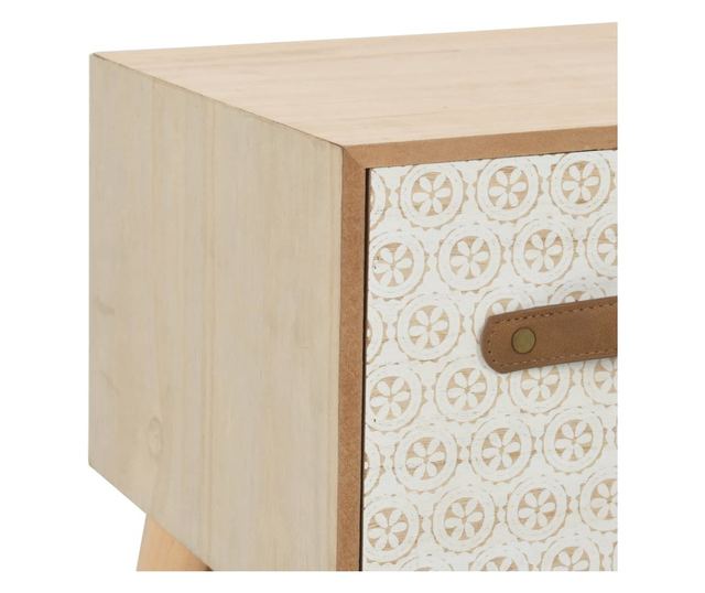 TV komoda sa 6 ladica, 130 x 30 x 40 cm, masivno borovo drvo