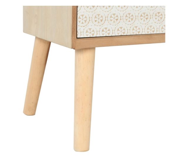 TV komoda sa 6 ladica, 130 x 30 x 40 cm, masivno borovo drvo