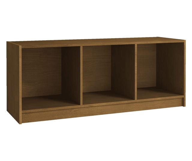 TV ormarić smeđa boja meda 104 x 33 x 41 cm od masivne borovine