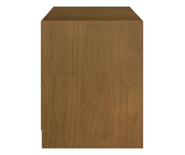 TV ormarić smeđa boja meda 104 x 33 x 41 cm od masivne borovine