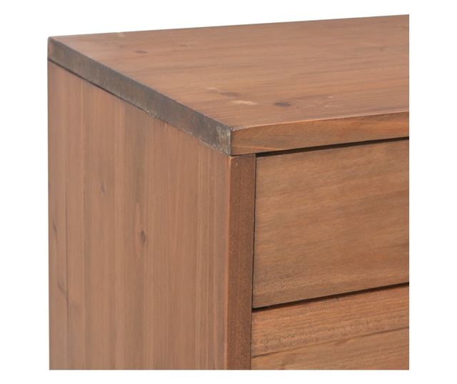 TV komoda s 4 ladice, 120x30x40 cm, masivno drvo jele