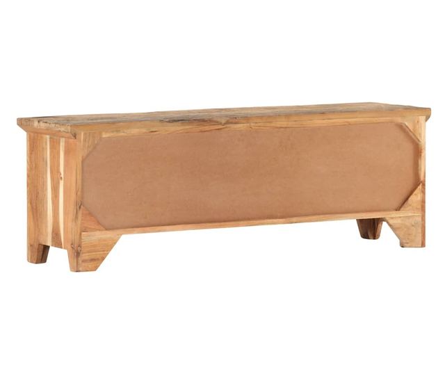 TV komoda, 120 x 30 x 40 cm, masivno drvo akacije/reciklirano drvo