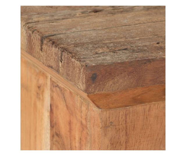 TV komoda, 120 x 30 x 40 cm, masivno drvo akacije/reciklirano drvo