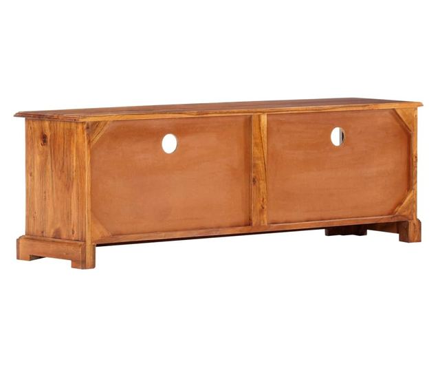 TV komoda, 120 x 30 x 40 cm, masivno drvo akacije