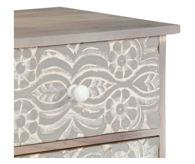 Comodă TV, 120 x 30 x 40 cm, lemn masiv de acacia