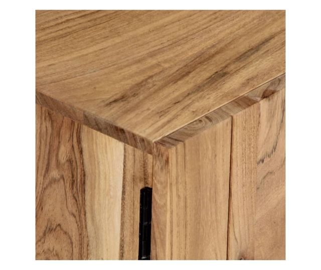 TV komoda, 140 x 30 x 45 cm, masivno drvo akacije