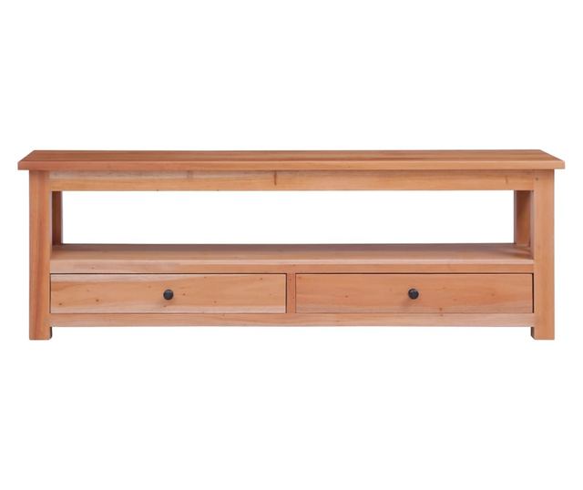 TV komoda, 120 x 30 x 40 cm, masivno drvo mahagonija