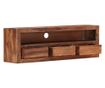 TV komoda, 120x30x40 cm, masivno drvo sheeshama