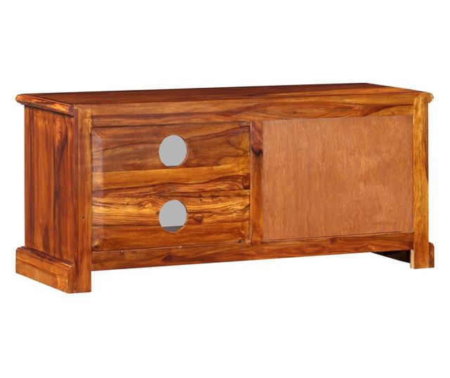 TV ormarić od masivnog drva šišama 90x30x40 cm