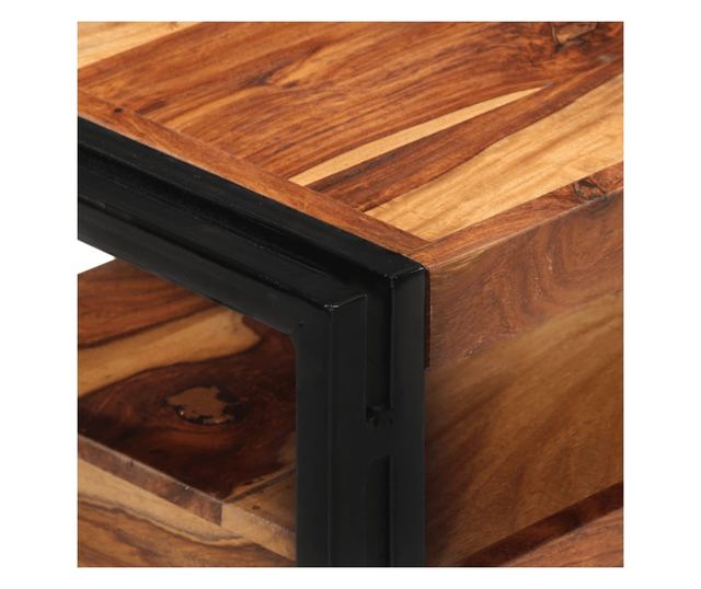 TV komoda, 120x30x40 cm, masivno drvo sheesham