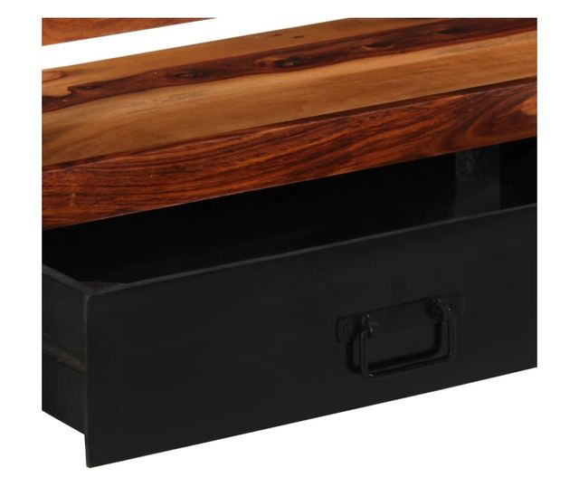 TV komoda, 120x30x40 cm, masivno drvo sheesham