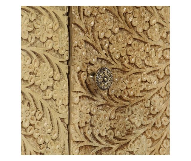 TV komoda, 118x30x45 cm, masivno drvo manga