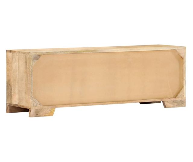 TV komoda, 120 x 30 x 40 cm, masivno drvo manga