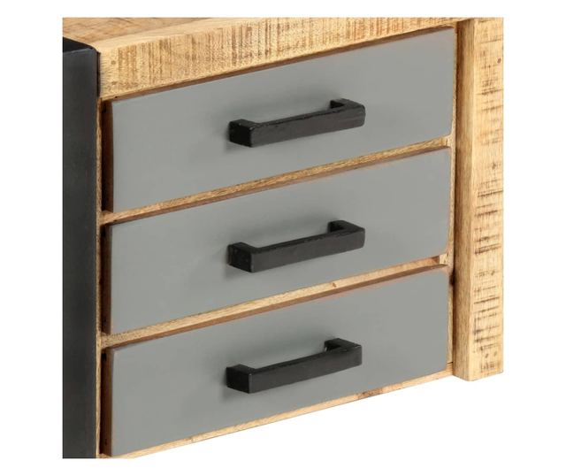 TV komoda, 120 x 30 x 40 cm, masivno drvo manga