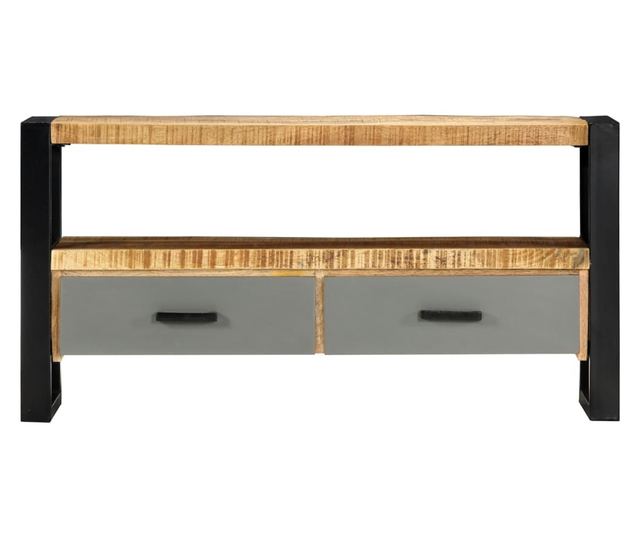 TV komoda, 100 x 30 x 50 cm, masivno drvo manga