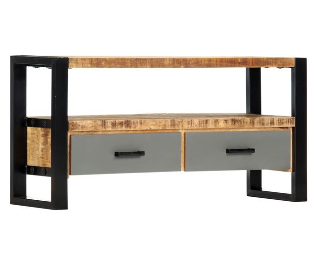 TV komoda, 100 x 30 x 50 cm, masivno drvo manga