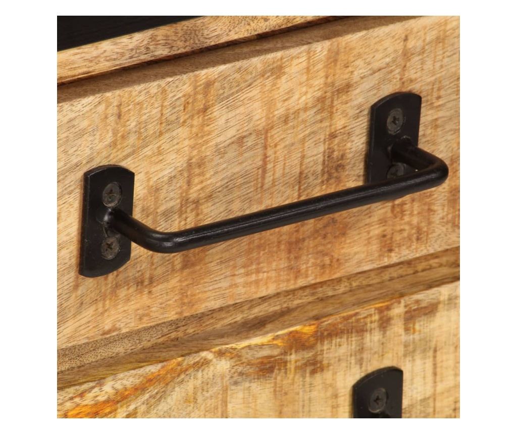 Comodă TV cu sertare, 120 x 30 x 40 cm, lemn masiv de mango - 8