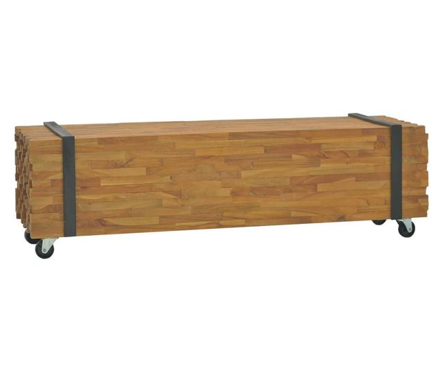 TV stalak 110 x 30 x 32,5 cm od masivne tikovine