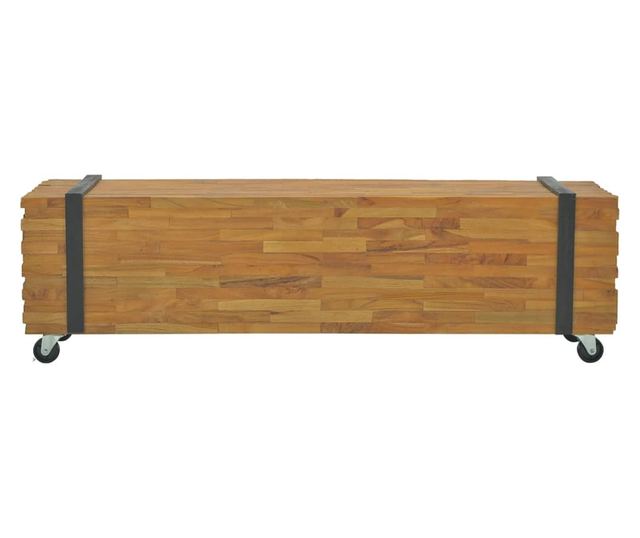 TV stalak 110 x 30 x 32,5 cm od masivne tikovine