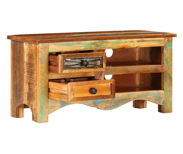 TV komoda, 80 x 30 x 40 cm, reciklirano masivno drvo