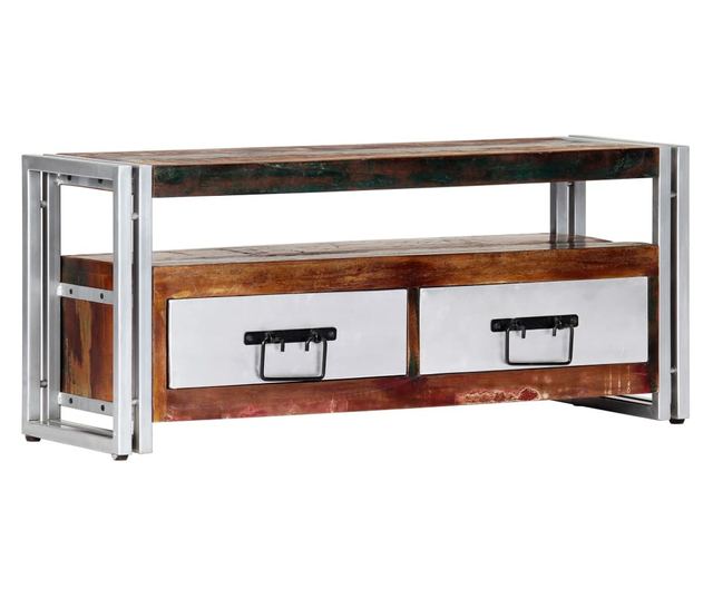 TV komoda, 90 x 30 x 40 cm, reciklirano masivno drvo