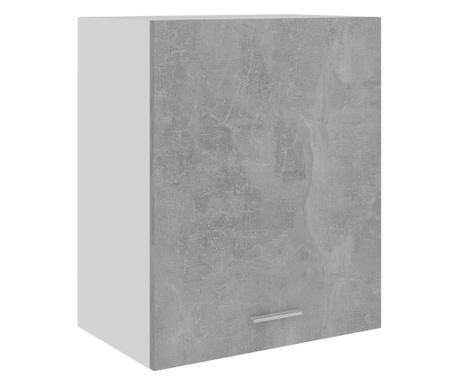 betonszürke forgácslap függő szekrény 50 x 31 x 60 cm