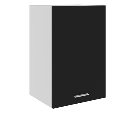 fekete forgácslap függő szekrény 39,5 x 31 x 60 cm