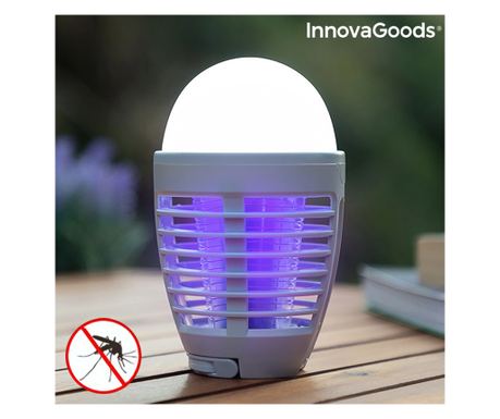 2-в 1 Презареждаща се LED Лампа против Комари Kl Bulb InnovaGoods