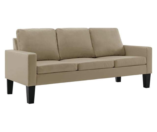 3-местен диван, капучино, еко кожа