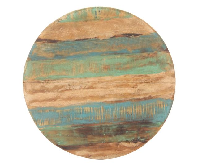 Masă de bucătărie, 80 cm, lemn masiv reciclat